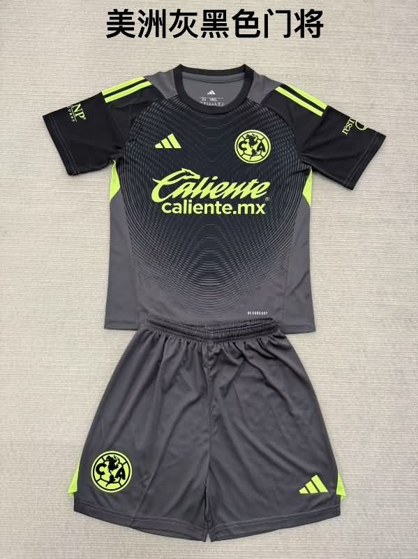 25/26 Club America Goalkeeper Black Soccer Jersey