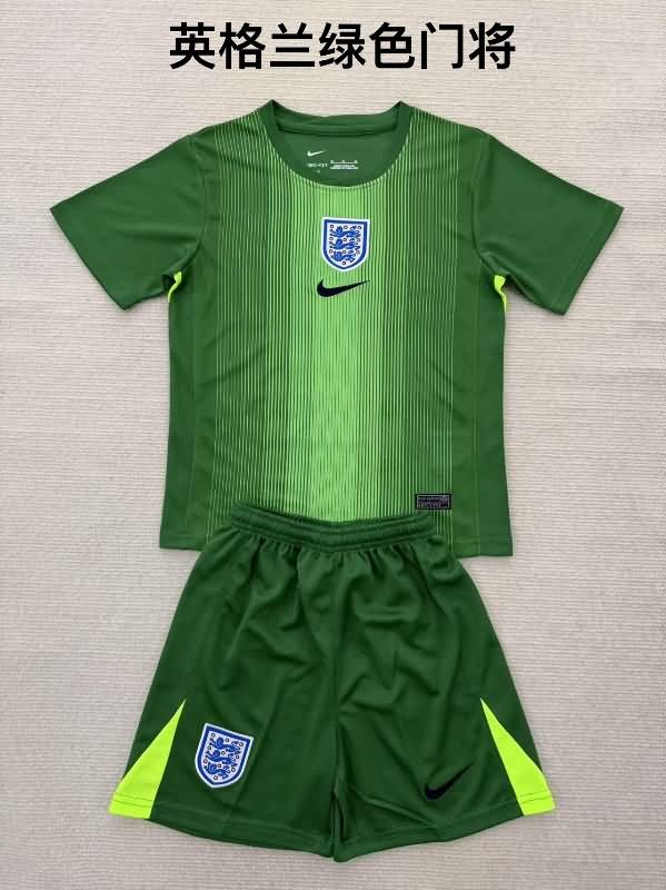 2025 England Goalkeeper Green Soccer Jersey