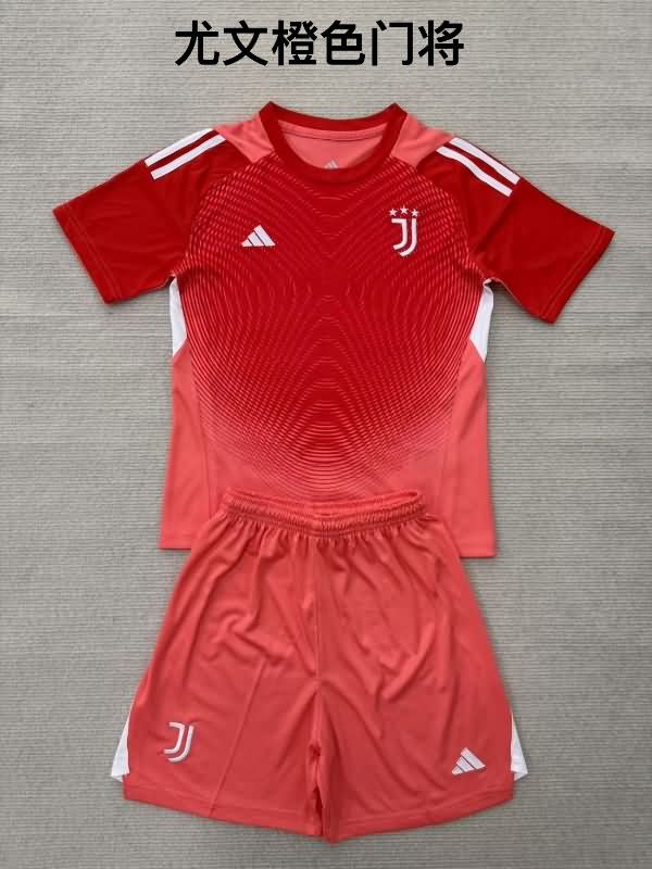 25/26 Juventus Goalkeeper Red Soccer Jersey