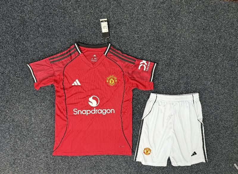 25/26 Manchester United Home Soccer Jersey