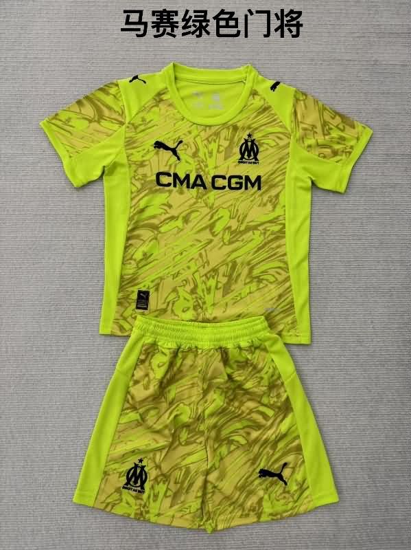 25/26 Marseilles Goalkeeper Yellow Soccer Jersey