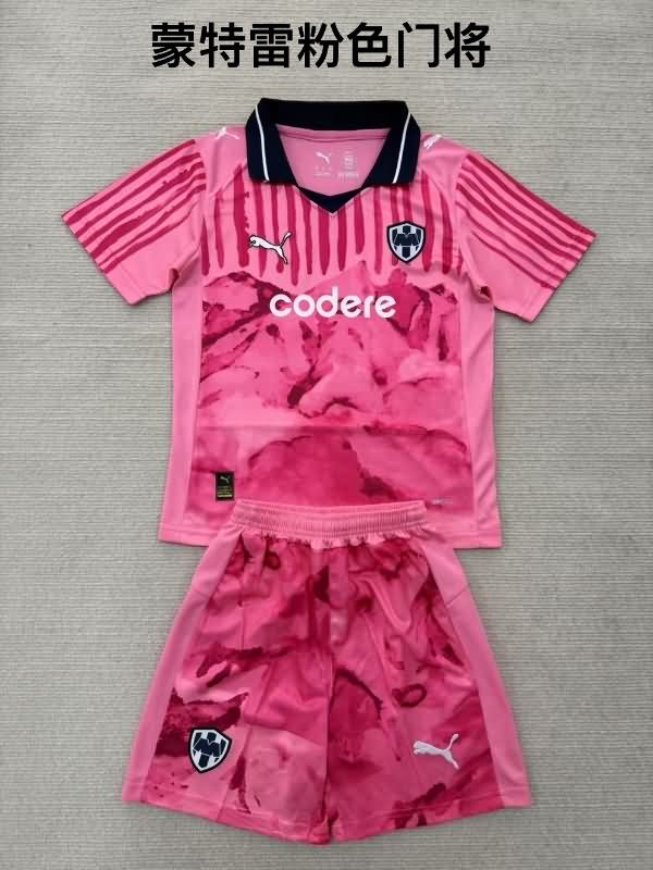 25/26 Monterrey Club World Cup Goalkeeper Pink Soccer Jersey