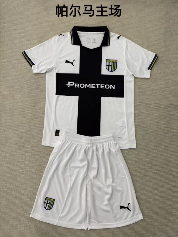 25/26 Parma Home Soccer Jersey