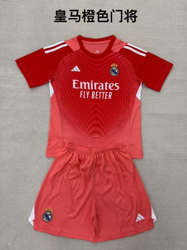 25/26 Real Madrid Goalkeeper Red Soccer Jersey
