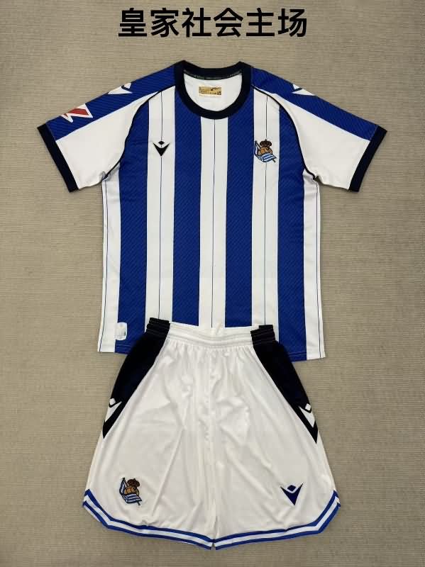 25/26 Real Sociedad Home Soccer Jersey