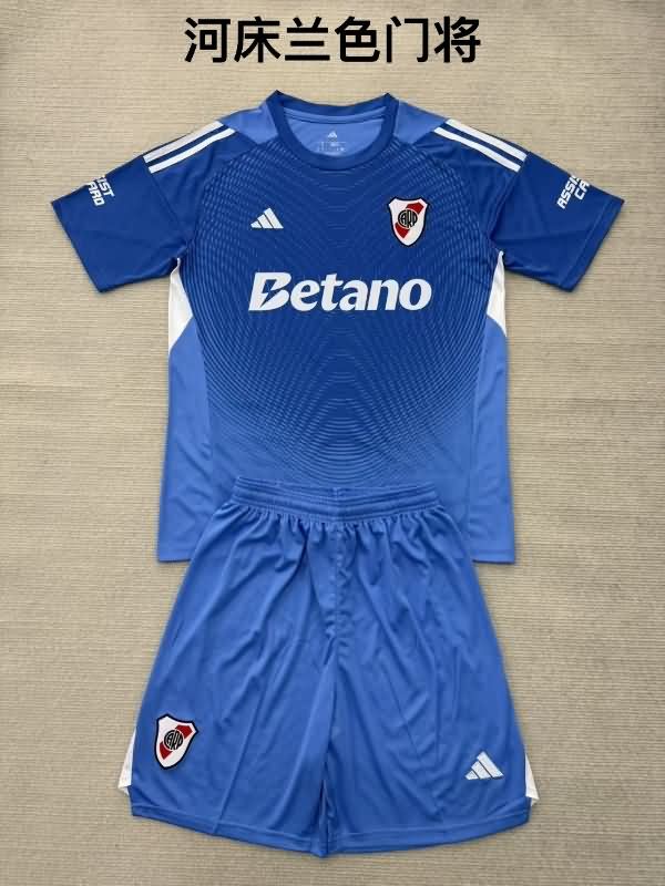 25/26 River Plate Goalkeeper Blue Soccer Jersey