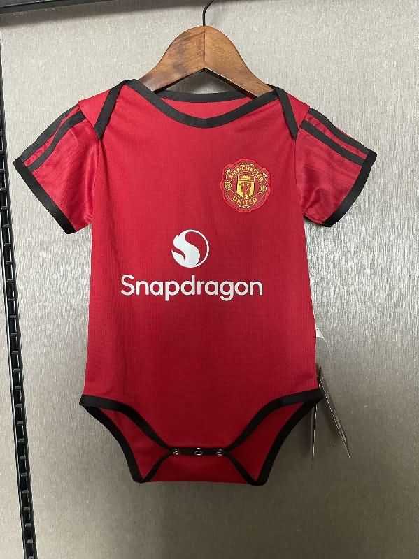 25/26 Manchester United Home Baby Soccer Jerseys