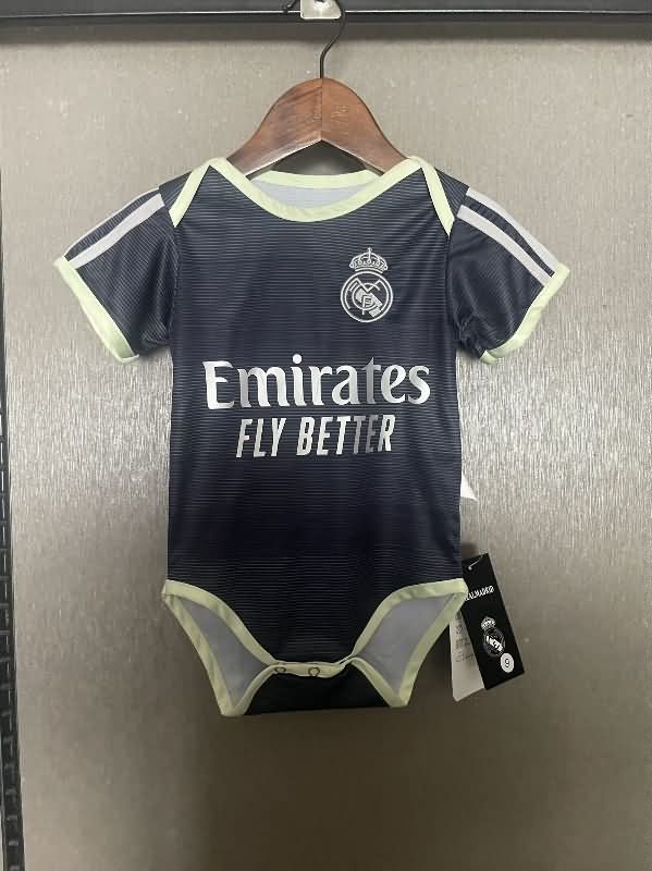 25/26 Real Madrid Dark Blue Baby Soccer Jerseys