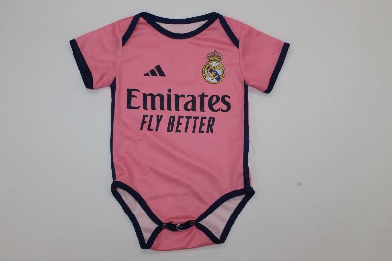 25/26 Real Madrid Pink Baby Soccer Jerseys