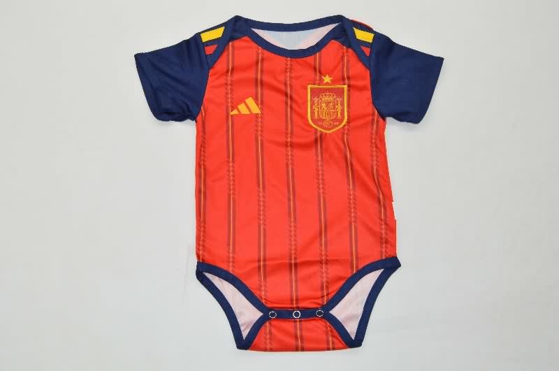 2026 Spain World Cup Home Baby Soccer Jerseys