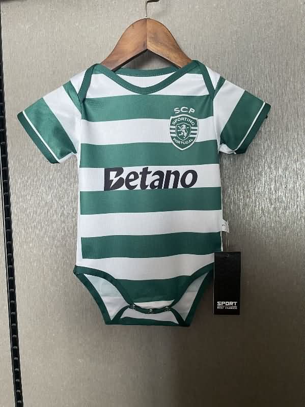 25/26 Sporting Lisbon Home Baby Soccer Jerseys