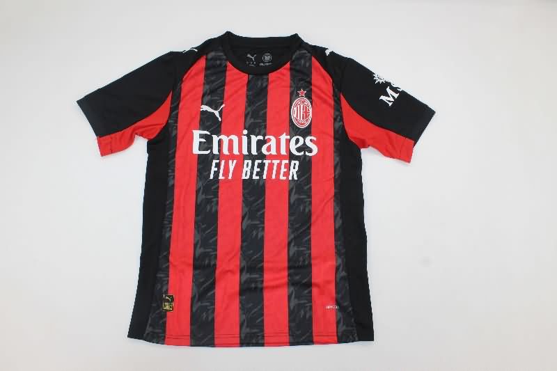 Thailand Quality(AAA) 25/26 AC Milan Home Soccer Jersey
