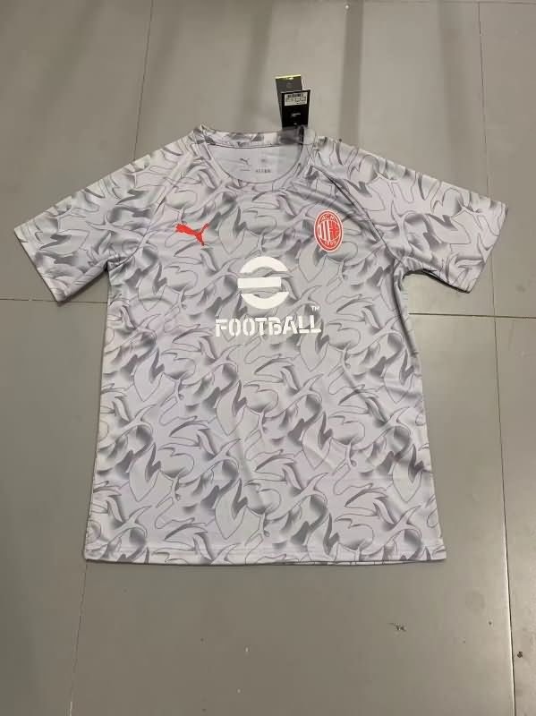 Thailand Quality(AAA) 25/26 AC Milan Training Soccer Jersey