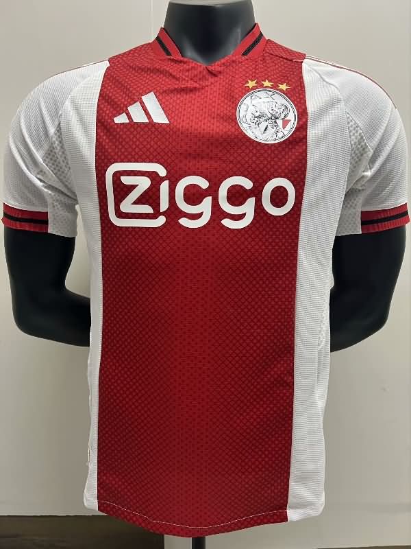Thailand Quality(AAA) 25/26 Ajax Home Soccer Jersey (Player)
