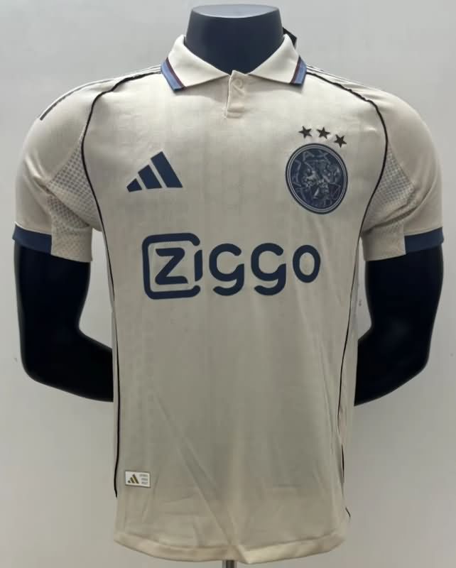 Thailand Quality(AAA) 25/26 Ajax Third Soccer Jersey (Player)