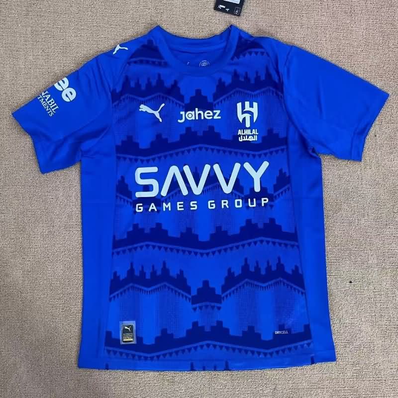 Thailand Quality(AAA) 25/26 Al Hilal Home Soccer Jersey 02
