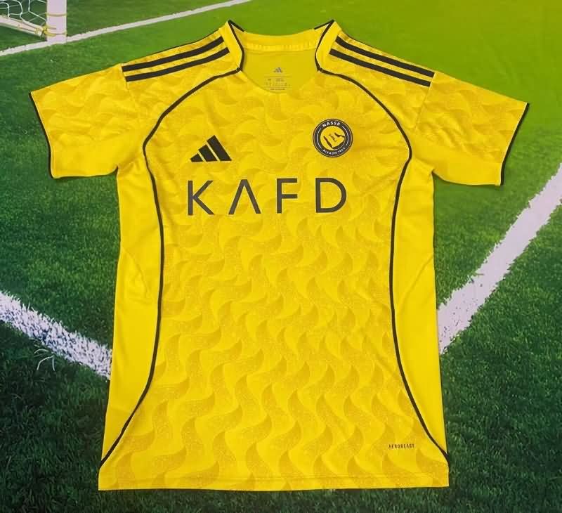 Thailand Quality(AAA) 25/26 Al Nassr FC Home Soccer Jersey