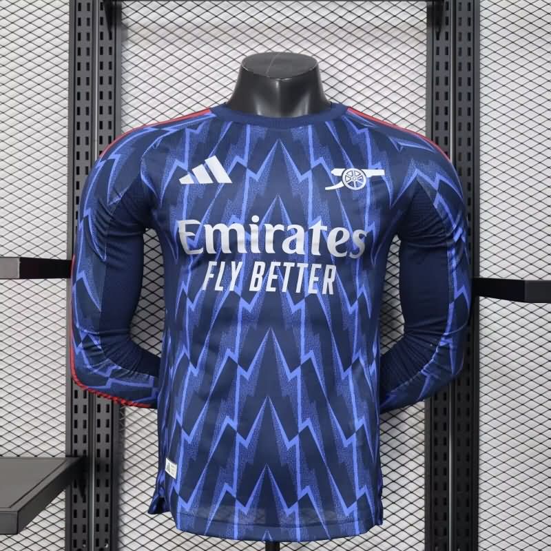 Thailand Quality(AAA) 25/26 Arsenal Away Long Sleeve Soccer Jersey