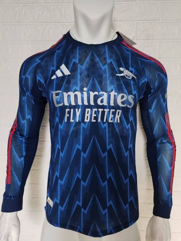 Thailand Quality(AAA) 25/26 Arsenal Away Long Sleeve Soccer Jersey(Player)