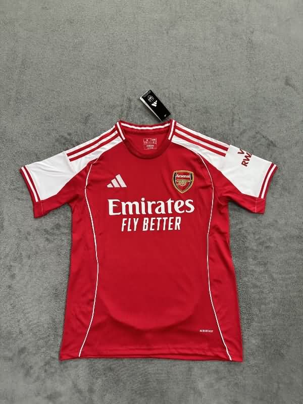 Thailand Quality(AAA) 25/26 Arsenal Home Soccer Jersey Leaked