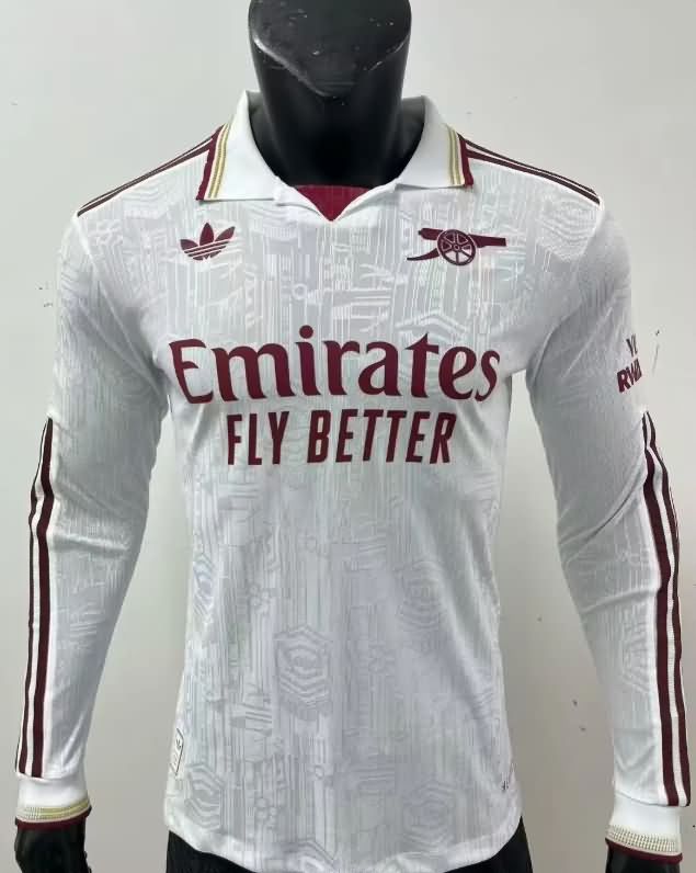 Thailand Quality(AAA) 25/26 Arsenal Third Long Sleeve Soccer Jersey