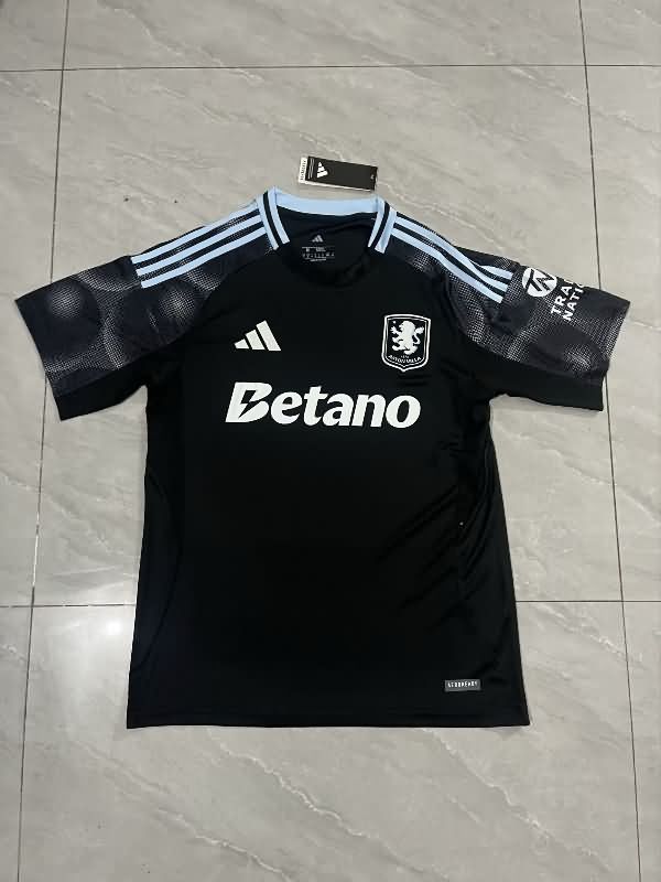 Thailand Quality(AAA) 25/26 Aston Villa Away Soccer Jersey