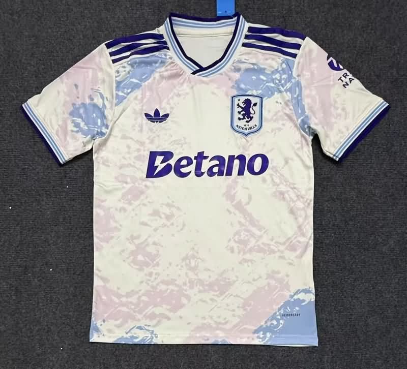Thailand Quality(AAA) 25/26 Aston Villa Third Soccer Jersey