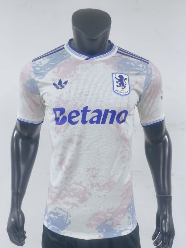 Thailand Quality(AAA) 25/26 Aston Villa Third Soccer Jersey (Player)