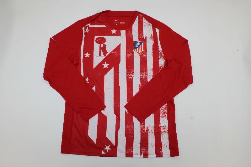 Thailand Quality(AAA) 25/26 Atletico Madrid Training Long Sleeve Soccer Jersey