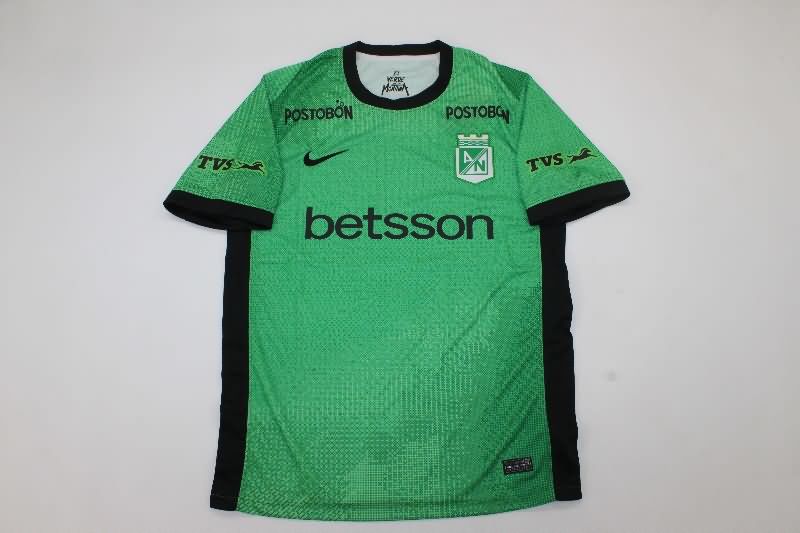 Thailand Quality(AAA) 2025 Atletico Nacional Third Soccer Jersey
