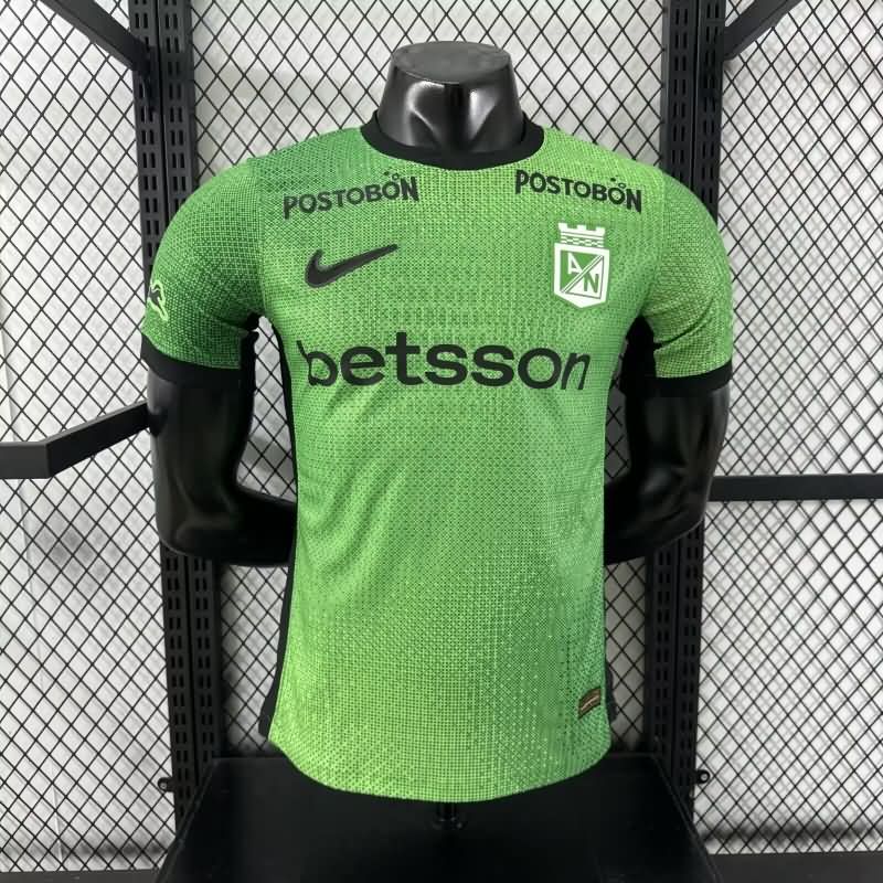 Thailand Quality(AAA) 2025 Atletico Nacional Third Soccer Jersey (Player)