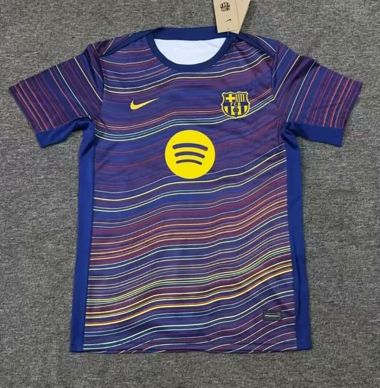 Thailand Quality(AAA) 25/26 Barcelona Training Soccer Jersey 04