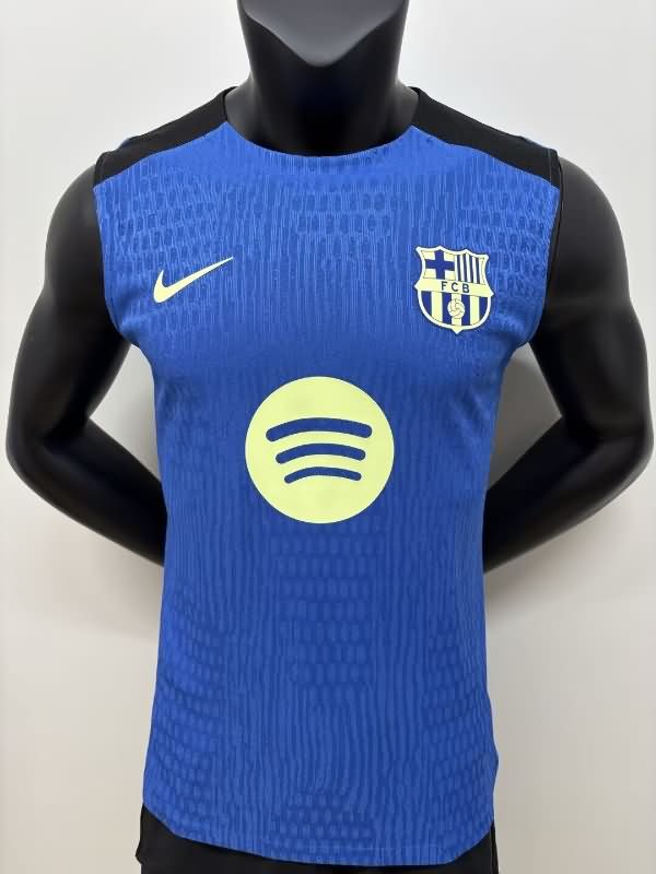 Thailand Quality(AAA) 25/26 Barcelona Training Vest Soccer Jersey (Player) 02