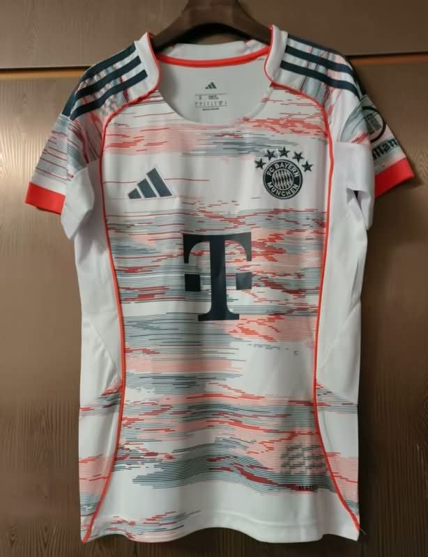 Thailand Quality(AAA) 25/26 Bayern Munich Away Women Soccer Jersey
