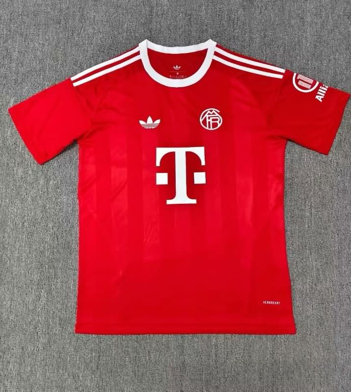 Thailand Quality(AAA) 25/26 Bayern Munich Goalkeeper Red Soccer Jersey Leaked