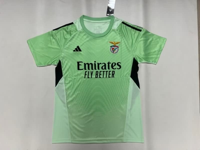 Thailand Quality(AAA) 25/26 Benfica Goalkeeper Green Soccer Jersey