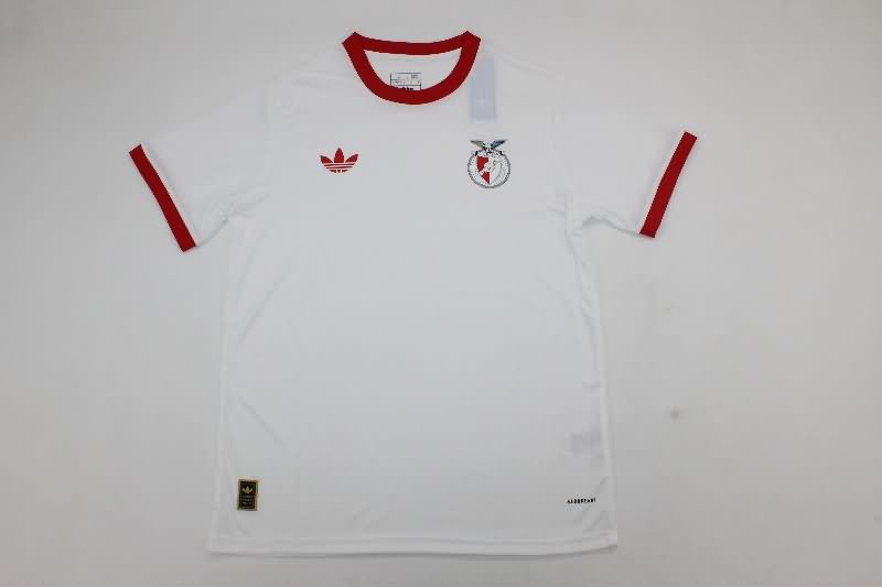 Thailand Quality(AAA) 25/26 Benfica White Soccer Jersey 02