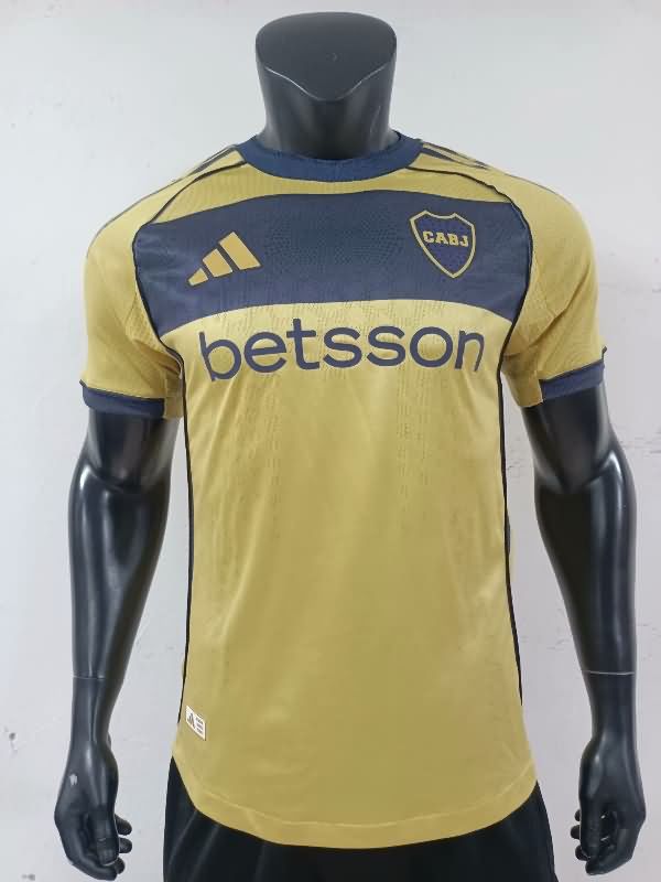 Thailand Quality(AAA) 2025 Boca Juniors Away Soccer Jersey (Player)
