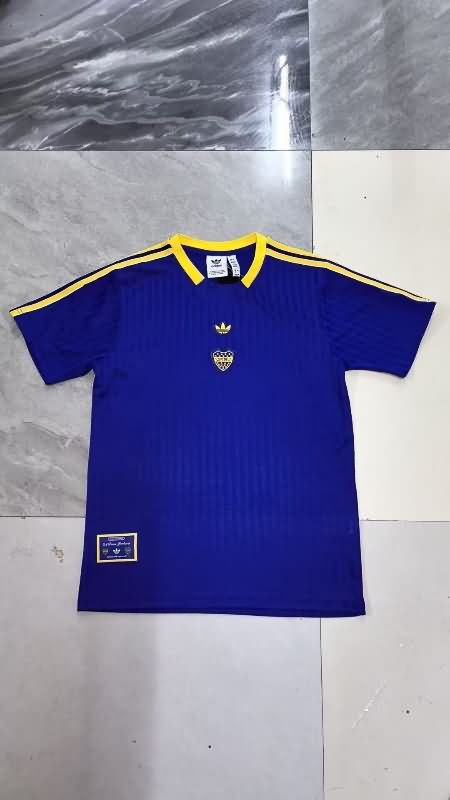 Thailand Quality(AAA) 2025 Boca Juniors Dark Blue Soccer Jersey