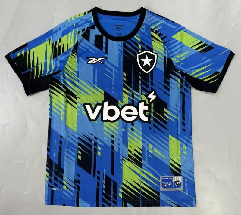 Thailand Quality(AAA) 2025 Botafogo Goalkeeper Blue Soccer Jersey