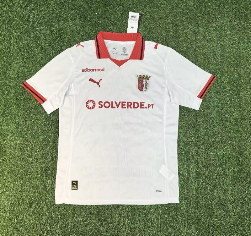 Thailand Quality(AAA) 25/26 Braga Away Soccer Jersey