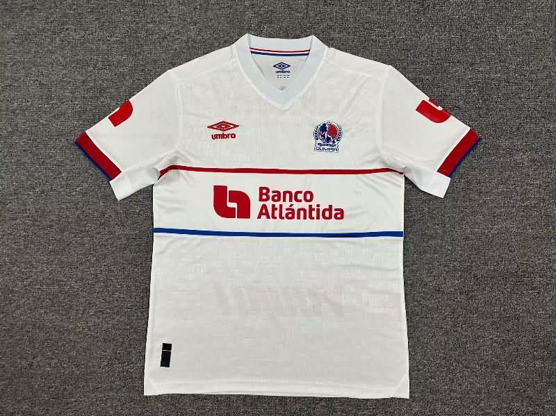 Thailand Quality(AAA) 2025 CD Olimpia Home Soccer Jersey