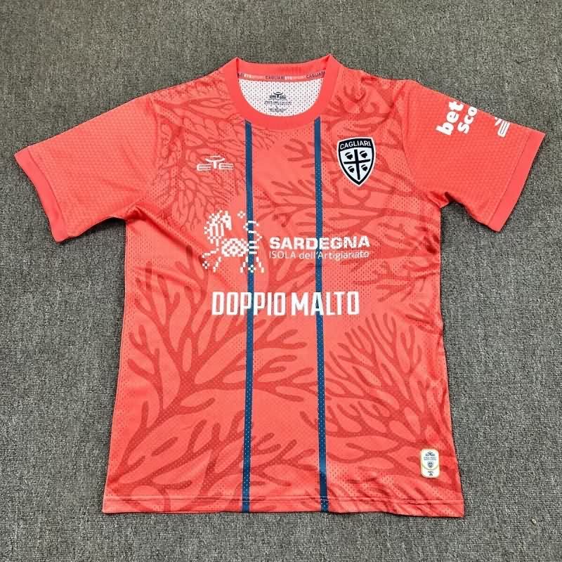 Thailand Quality(AAA) 25/26 Cagliari Fourth Soccer Jersey