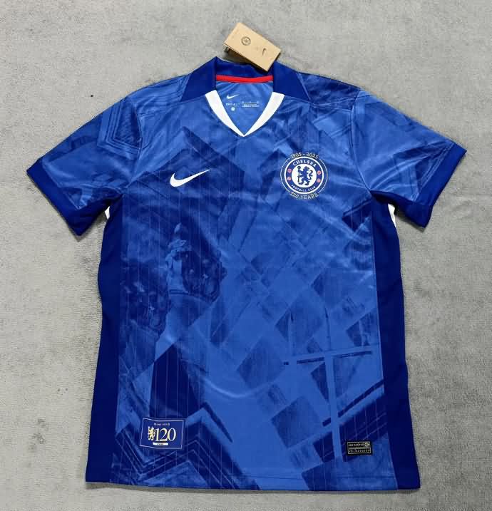 Thailand Quality(AAA) 25/26 Chelsea 120th Anniversary Home Soccer Jersey