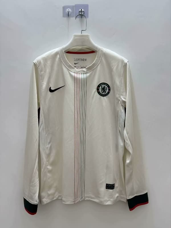 Thailand Quality(AAA) 25/26 Chelsea Away Long Sleeve Soccer Jersey