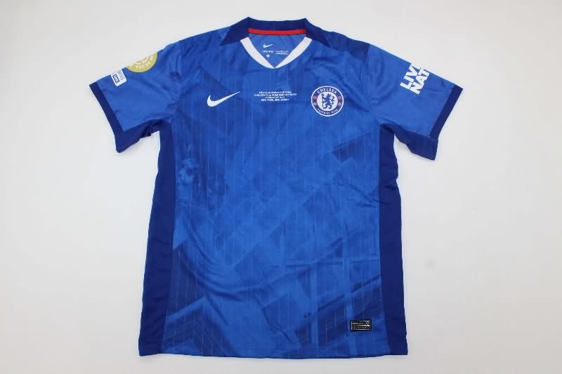 Thailand Quality(AAA) 2025 Chelsea Club World Cup Final Home Soccer Jersey