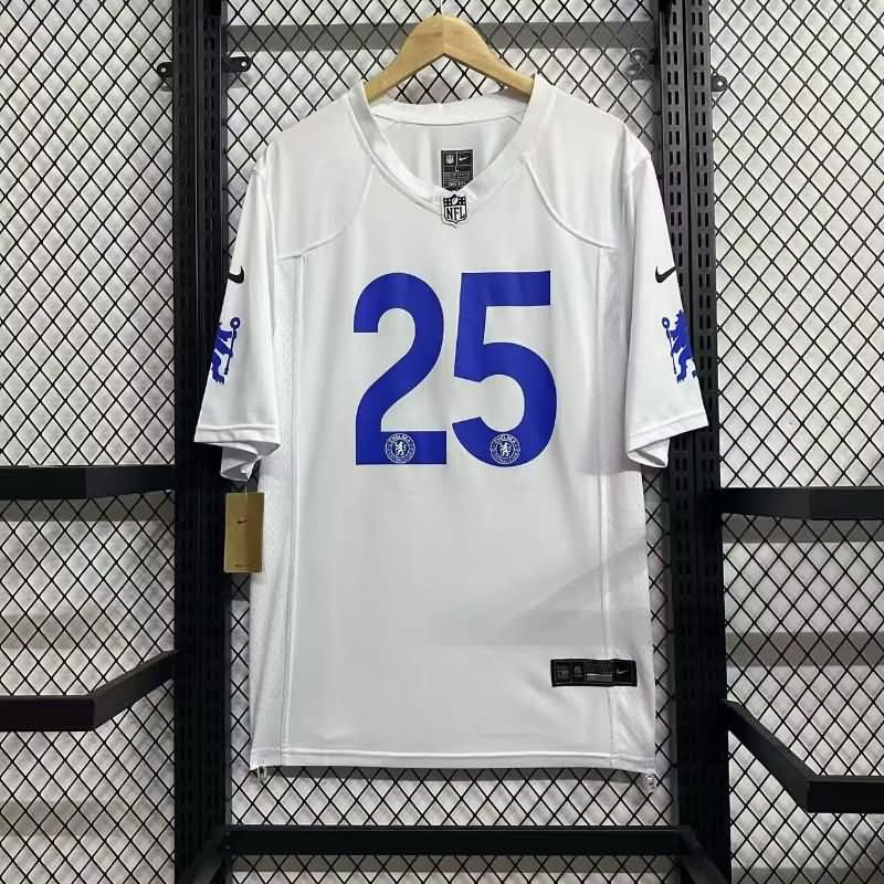 Thailand Quality(AAA) 25/26 Chelsea White NFL Jersey