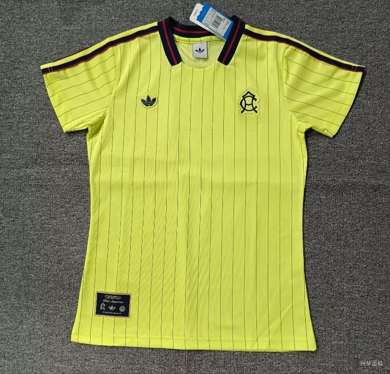 Thailand Quality(AAA) 25/26 Club America Yellow Women Soccer Jersey