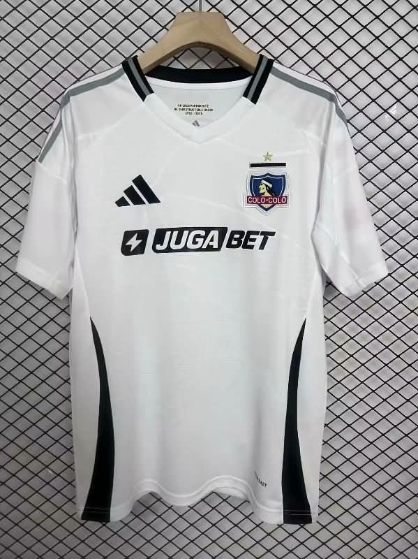 Thailand Quality(AAA) 2025 Colo Colo Home Soccer Jersey