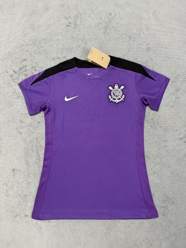 Thailand Quality(AAA) 2025 Corinthians Purple Women Soccer Jersey